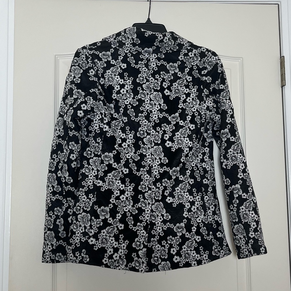 Eva Franco Anthropologie Aylie Embroidered Floral‎ Print Blazer Size XS - Picture 4 of 4